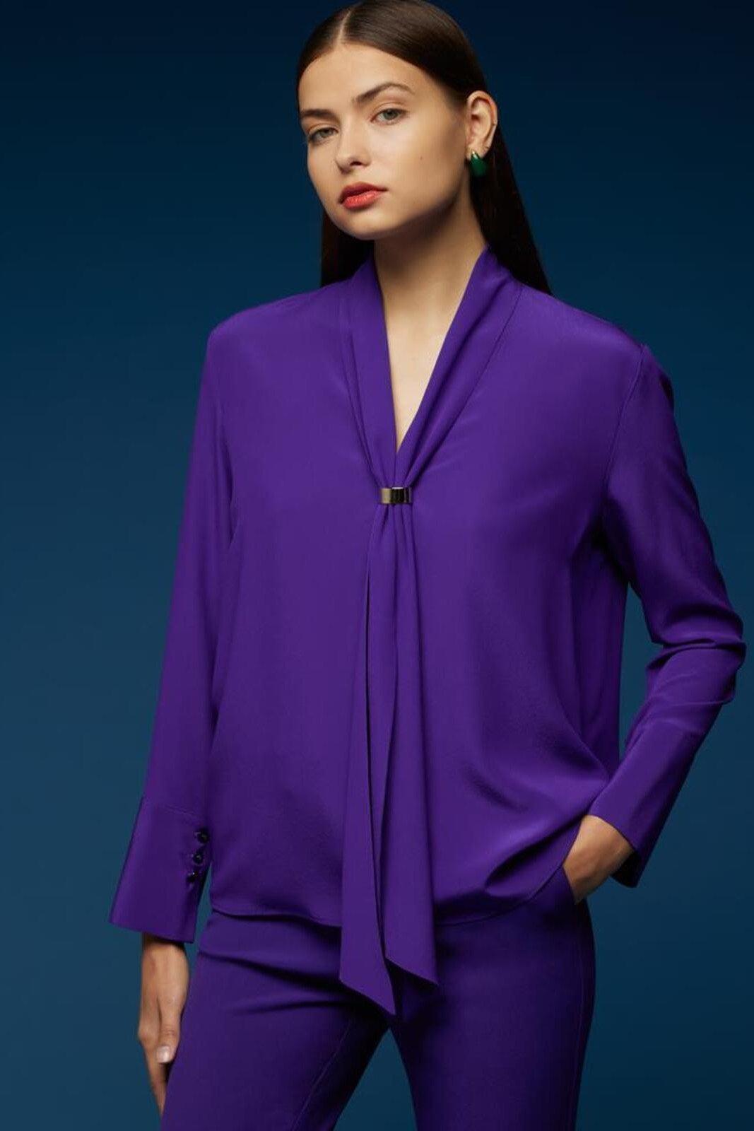 Bluse Donna Simona Corsellini - Blusa - Viola